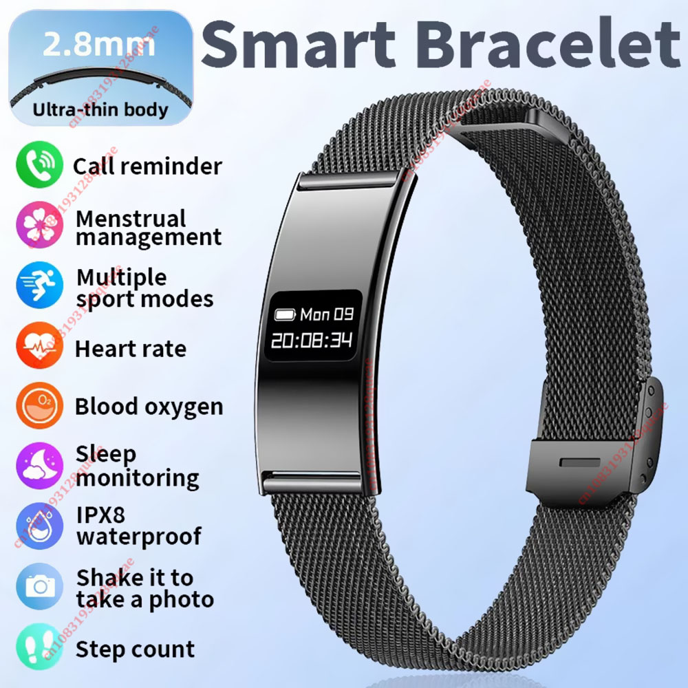 2026年新型スマートブレスレット超薄型心拍数血中酸素睡眠モ - Health Wellness Bracelet のレビューと価格