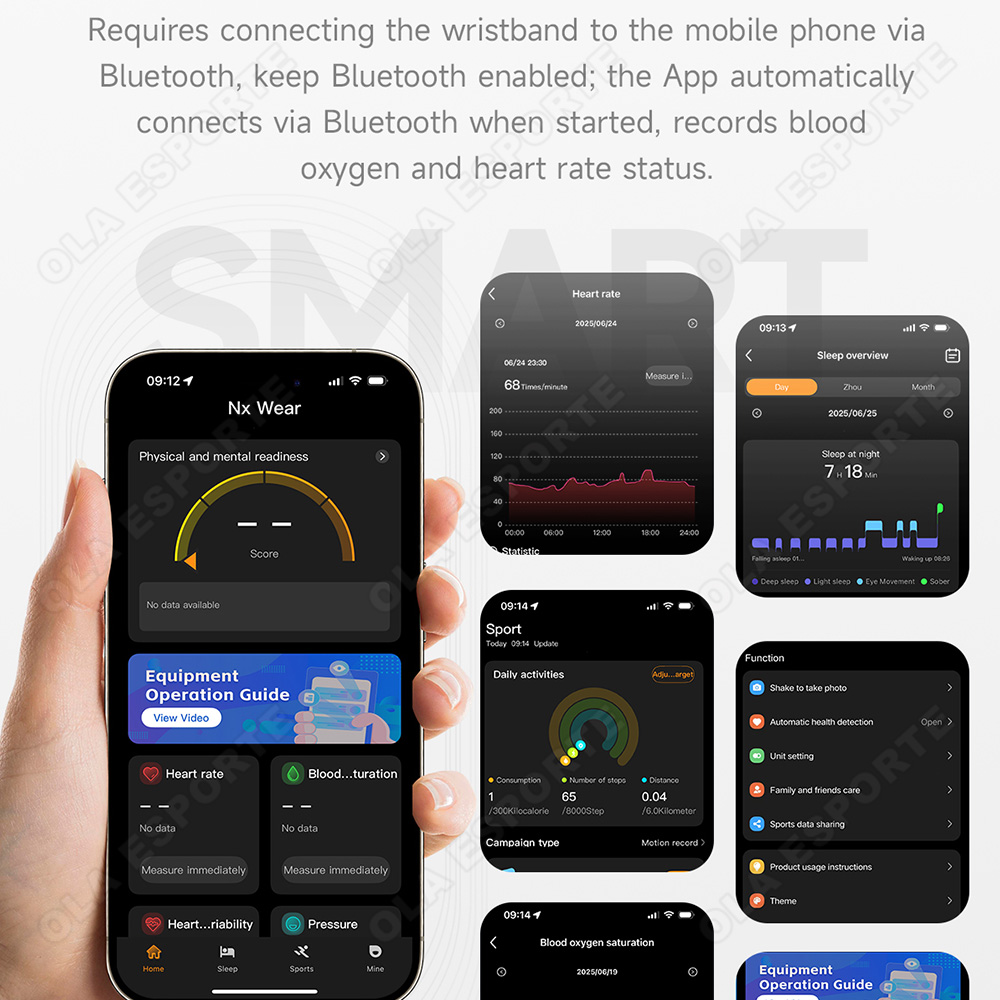 2026年新型スマートブレスレット超薄型心拍数血中酸素睡眠モ - Health Wellness Bracelet のレビューと価格