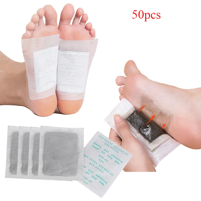 50 個デトックスフットパッチナチュラル改善睡眠減量毒素除去 - Detox Foot Patch のレビューと価格