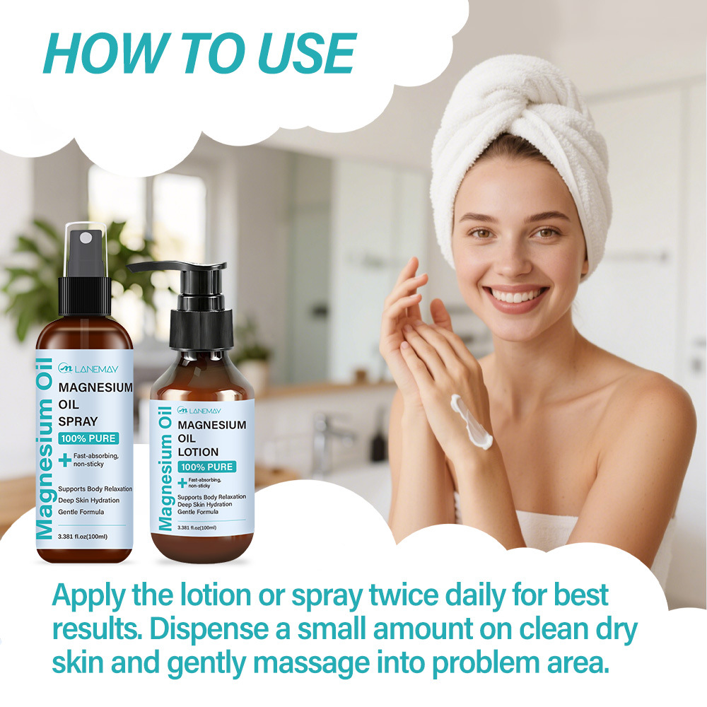 マグネシウムオイルスプレー＆ローションセット – 100%ピ - Bath Salts Magnesium のレビューと価格