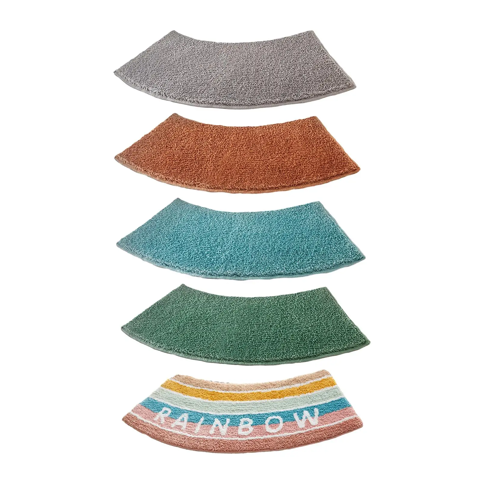 湾曲したシャワーマット、トイレマット、洗面台マット。洗濯室、 - Bamboo Bath Mat のレビューと価格