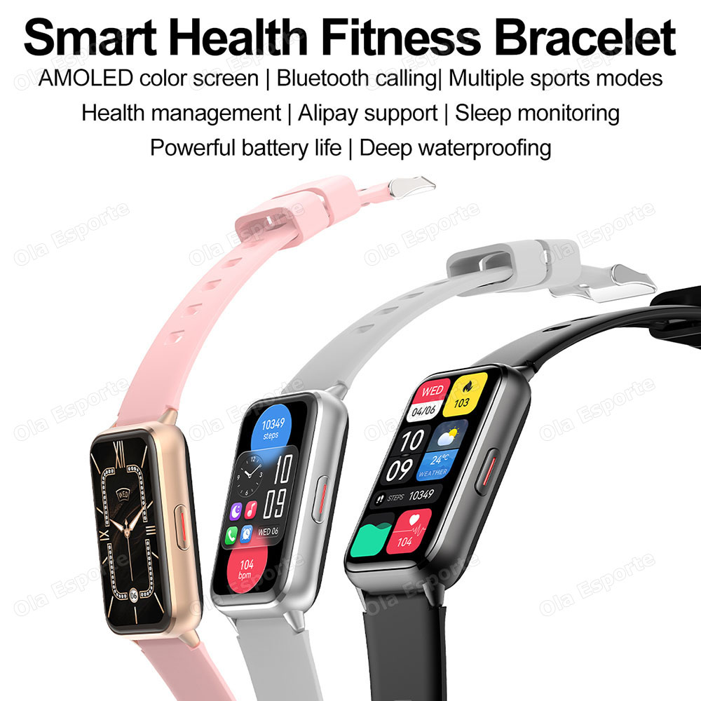 スマートブレスレット BT通話 健康モニタリング 男女兼用  - Health Wellness Bracelet のレビューと価格