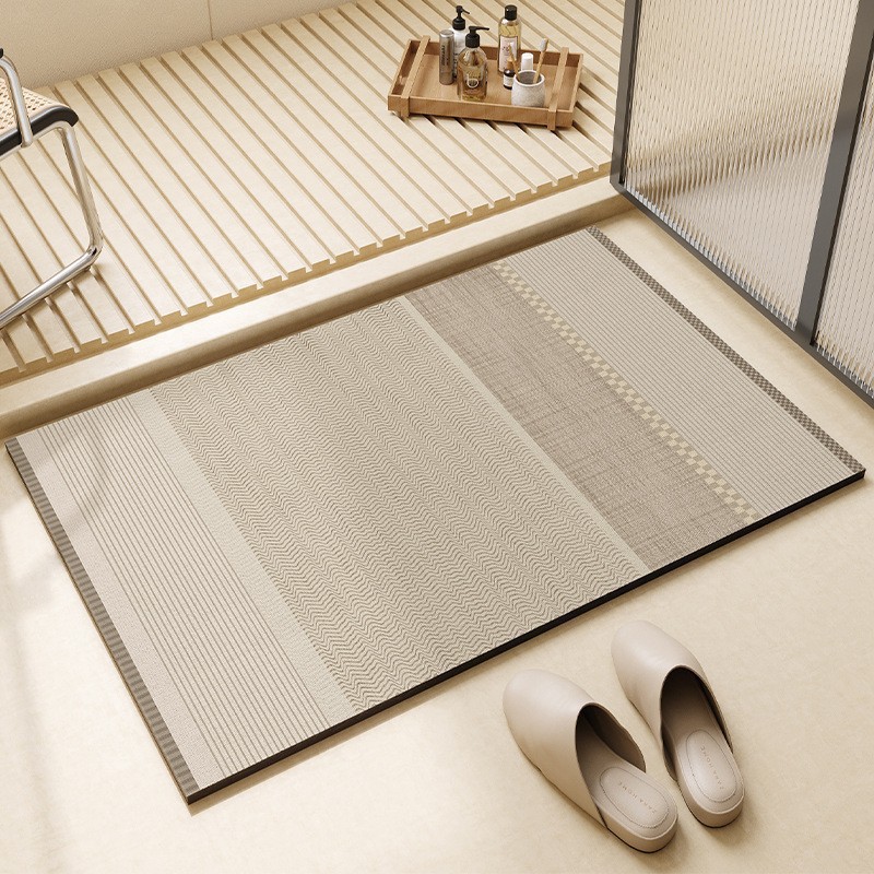 浴室用フロアマット、珪藻土吸水マット、トイレ入口用カーペット - Bamboo Bath Mat のレビューと価格