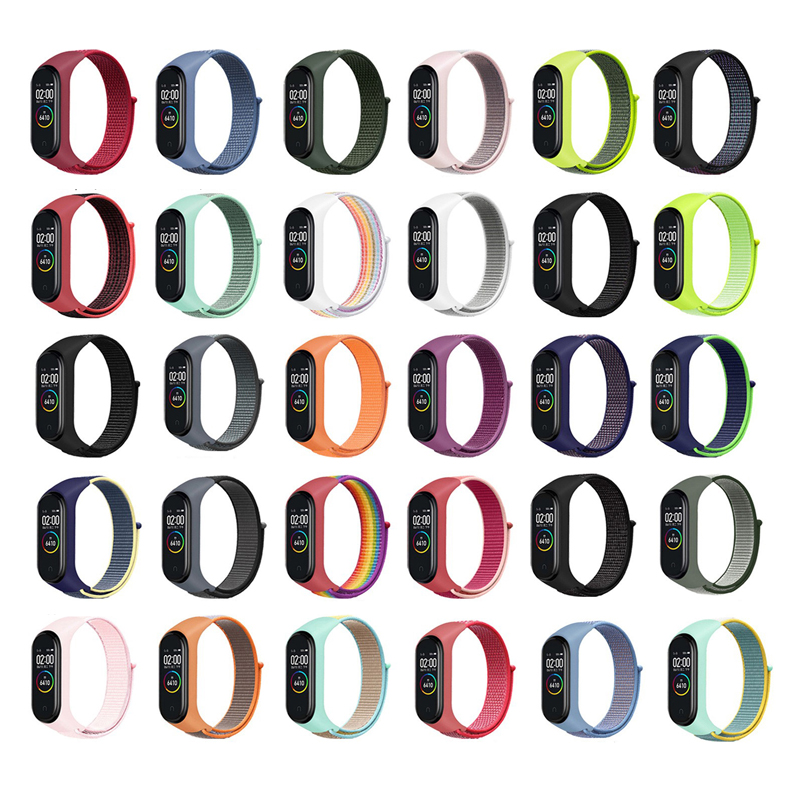 Mi Band 8 9 10 11用ナイロンブレスレット、ス - Health Wellness Bracelet のレビューと価格
