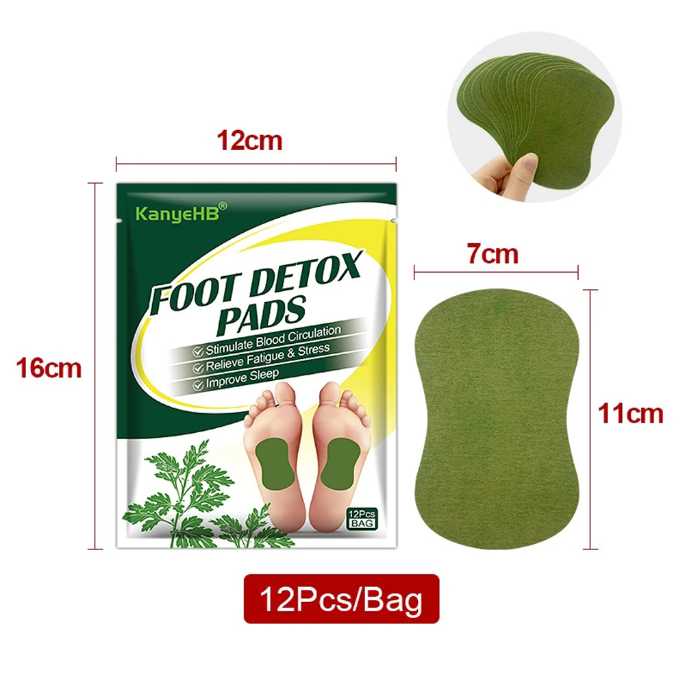 デトックスフットパッチ,12または24ピース,天然の保湿,木 - Detox Foot Patch のレビューと価格