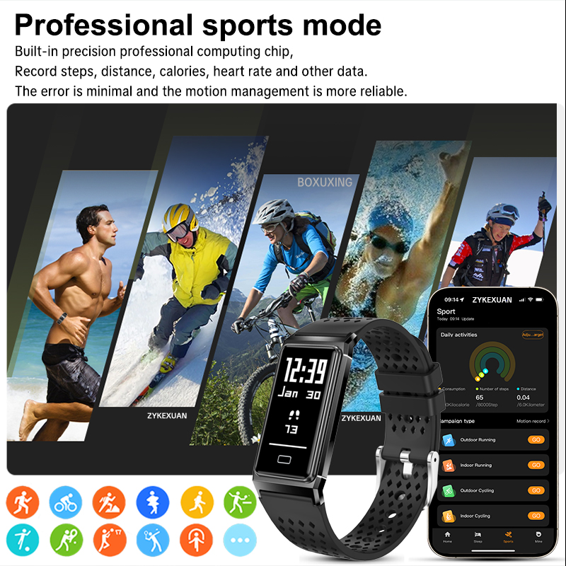 新しいフィットネストラッカースマートブレスレット健康モニター - Health Wellness Bracelet のレビューと価格